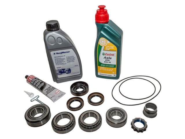 DIFF PINION FULL BEARING OVERHAUL KIT OEM FREELANDER 2 LATE WITH OILS DA7529