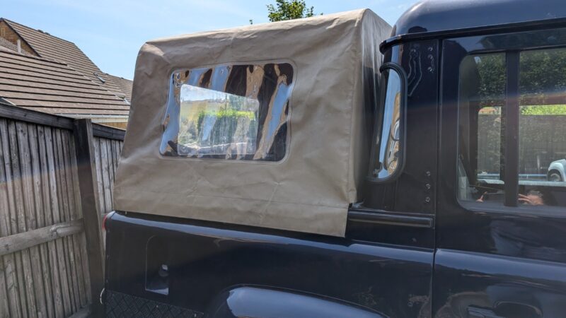 LAND ROVER DEFENDER 110 DOUBLE CAB 3/4 CANOPY TILT