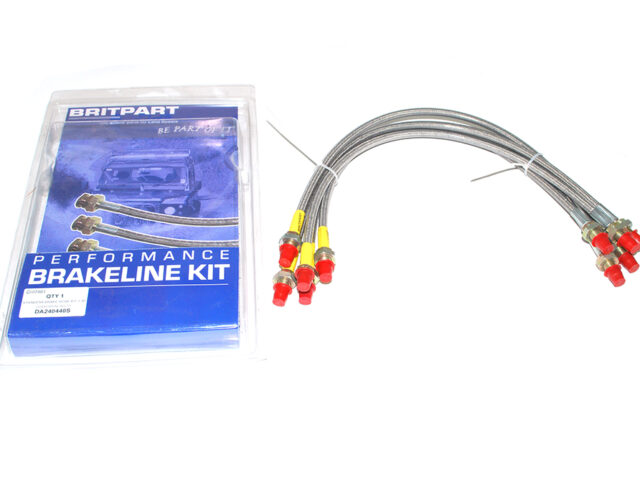 brake hose kit+40mm Range Rover Classic 81 - 90 METRIC Non ABS DA240440S