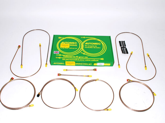 brake pipe set Ready made Series 3 SWB RHD Dual to early 1980 DA7409