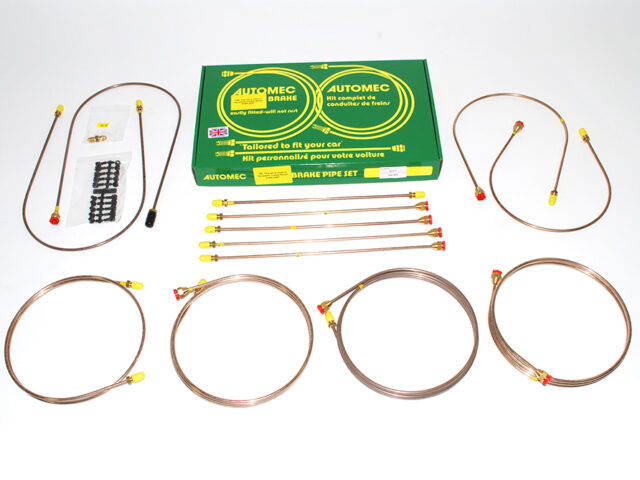 brake pipe set Ready made Range Rover Classic - RHD NO ABS DA7423