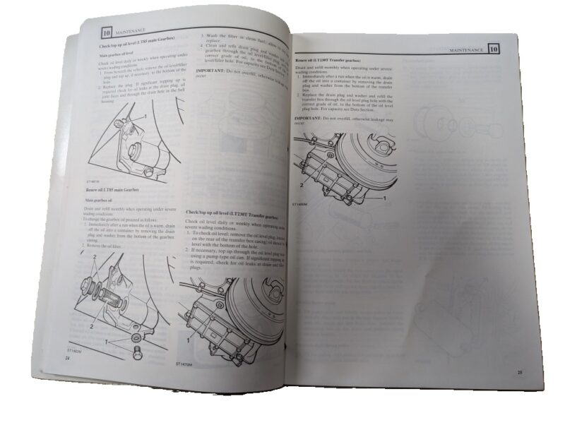 LAND ROVER 90 / 110 V8 WORKSHOP MANUAL SUPPLEMENT