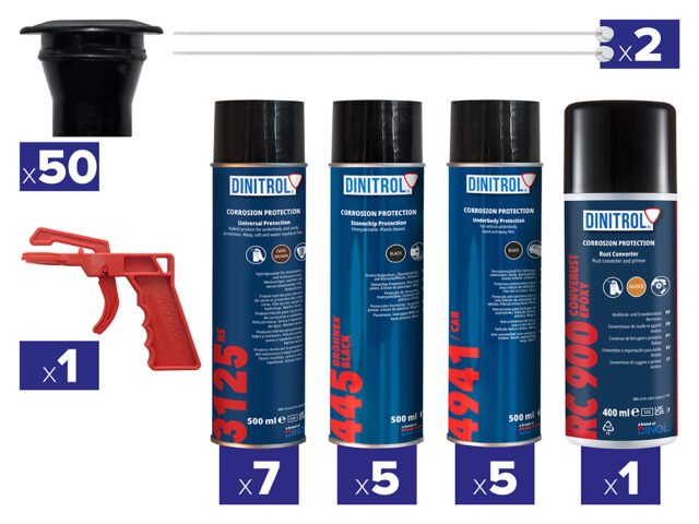 Dinitrol Rust Proofing Kit Land Rover