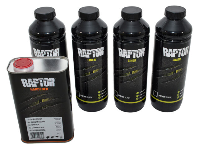 Raptor 4 Litre Kit DA6382 Black