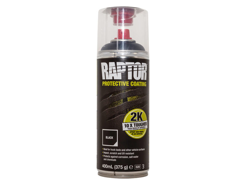 Raptor 2K Aerosol DA6644 Black 400ml