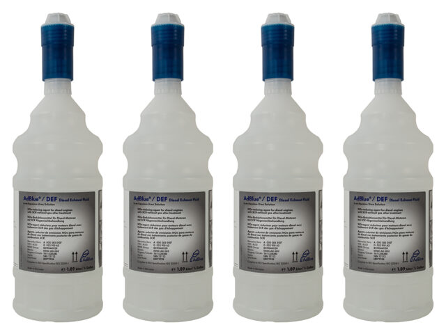 Adblue 4 x 1.89 litre (½ gallon) bottles